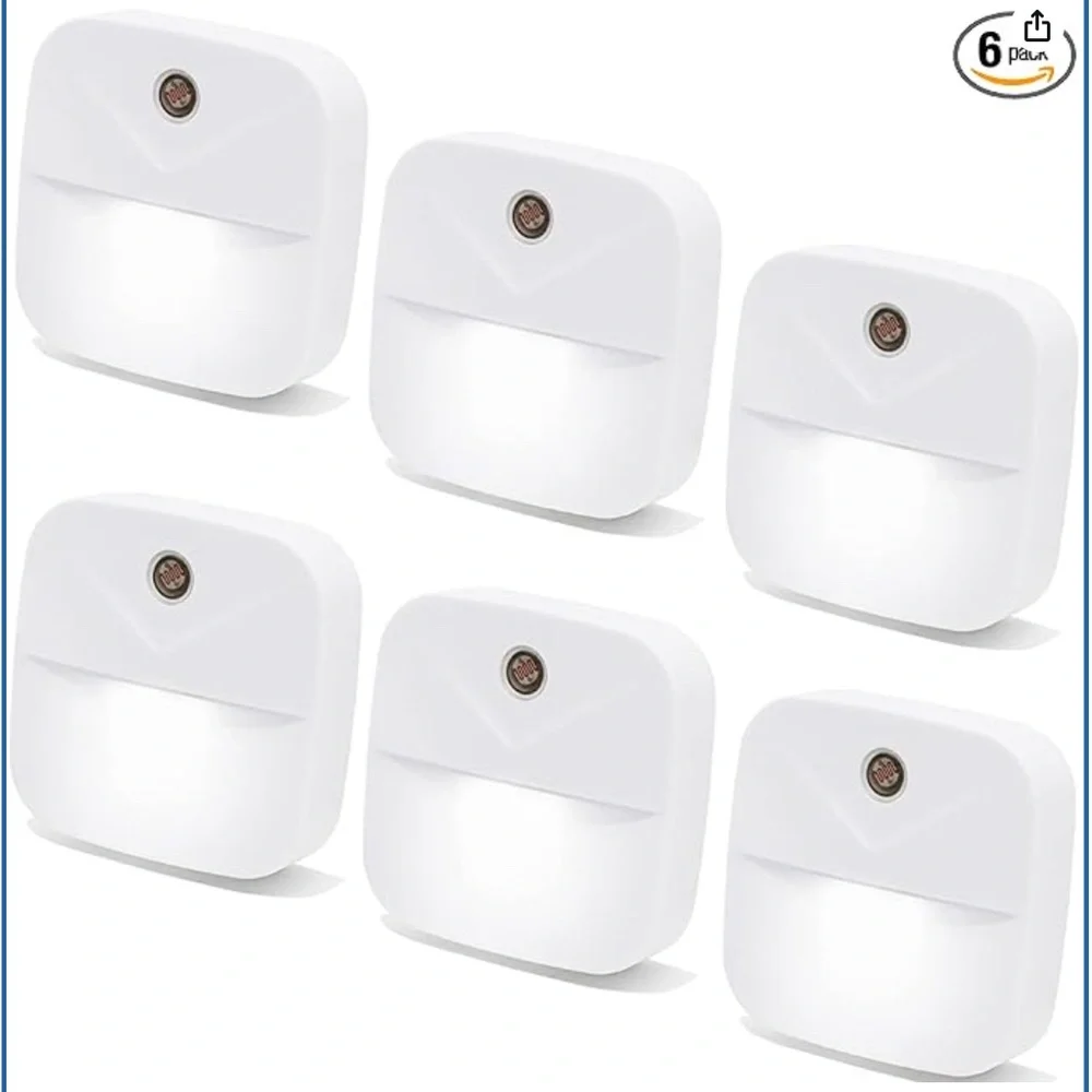 White LED Night Light Set - Picture 1 of 6